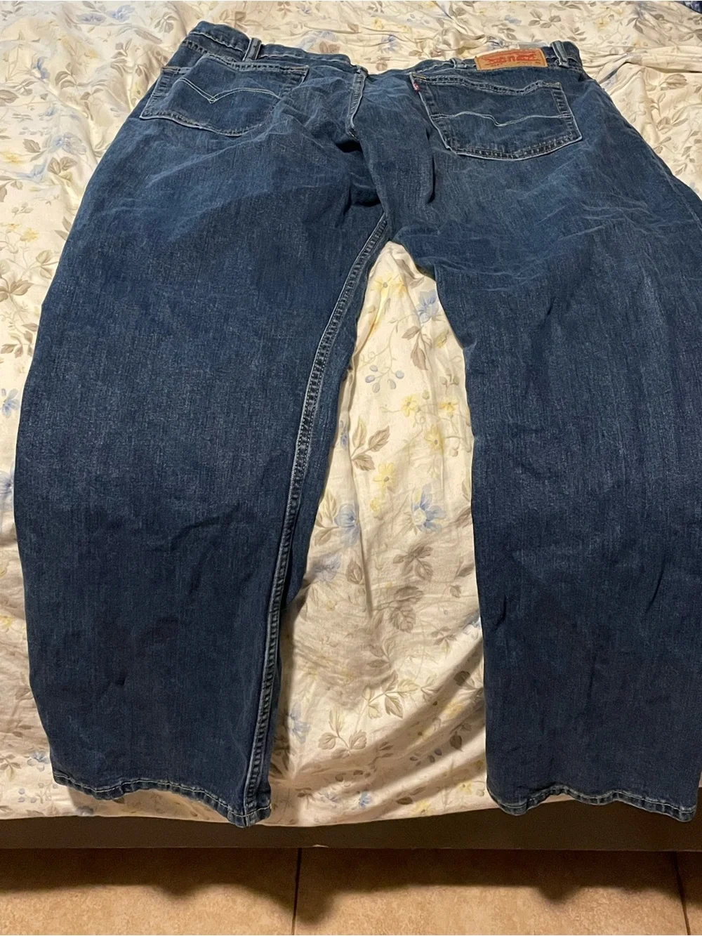 Men's Levi’s 514 Dark Blue Denim Jeans
